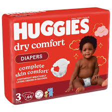 HUGGIES DRY COMFORT SIZE 3(5-9KG)